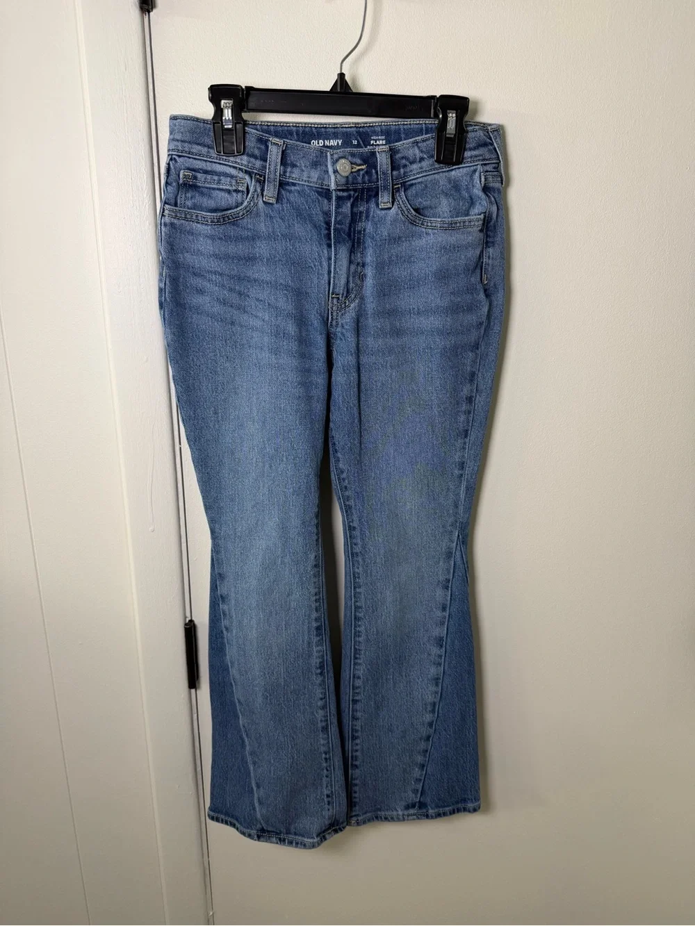 Old Navy High‑Rise Flare Jeans | Girls 12 | GUC